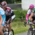 Andy Schleck and Kim Kirchen during the climb of Knupp